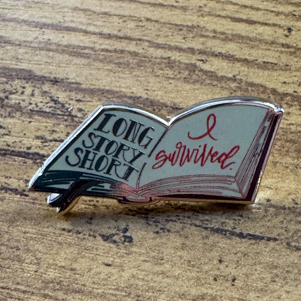 *NEW* TAYLOR SWIFT Themed Evermore Long Story Short I Survived Lyrics Enamel Pin